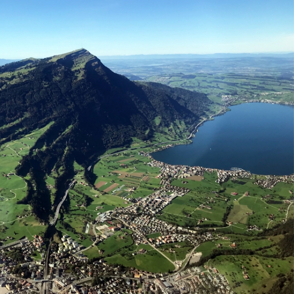 Rigi, Lake Zug scenic flight